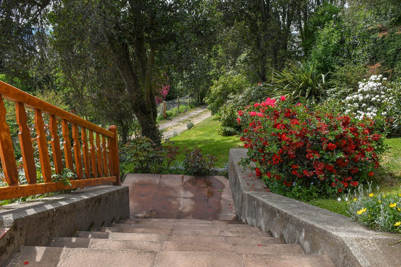 Escalera del jardín